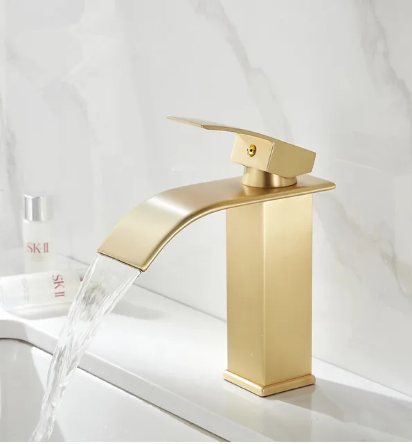 short brushed gold