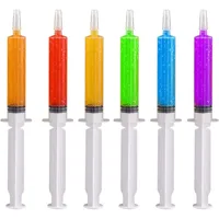 Party Shots 30/60 Pack Jello Shot Syringes 1.5 oz Food Grade Container with Lid For Plastic Shot Glasses or Jello Shot Cups 1
