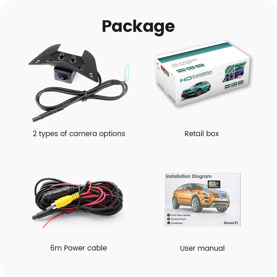 Car Night Vision Camera | Car Front View Camera | Vehicle