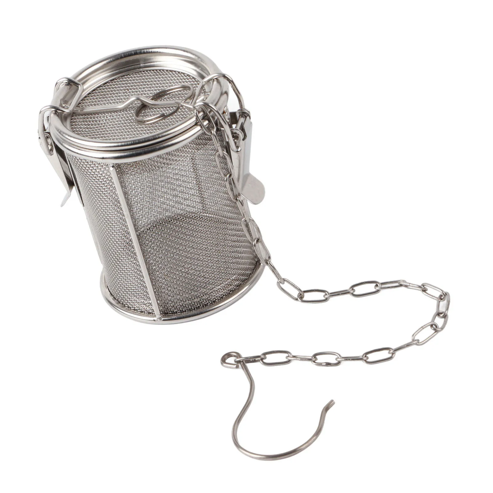 8*10cm Stainless Steel Tea Ball Strainer Soup Seasonings Seperation Basket Spice Filter