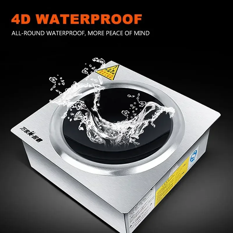 Concave Embedded Induction Cooker Desktop Induction Cooker High Power Hot Pot Electric Stove Cooking Machine/5KW