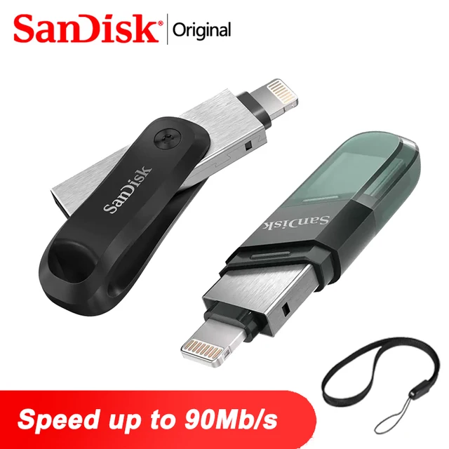 SanDisk iPhone OTG USB Stick 64GB 3.0 USB Flash Drive Pendrive 128GB Pen Drive 256GB USB Memory Disk on Key for Phone Computer 1