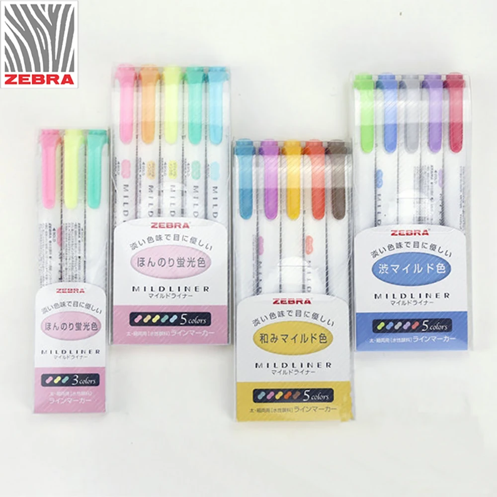 

Японские канцелярские товары ZEBRA WKT7, набор светильников с двумя головками и высоким светом, офисные принадлежности, светлый пастельный цвет, школьные принадлежности