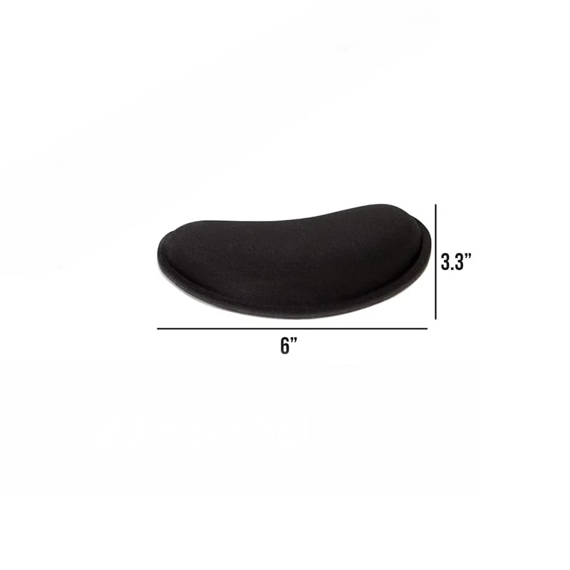 Gorilla Grip Silky Gel Memory Foam Wrist Rest with Ergonomic Design for Typing Comfort