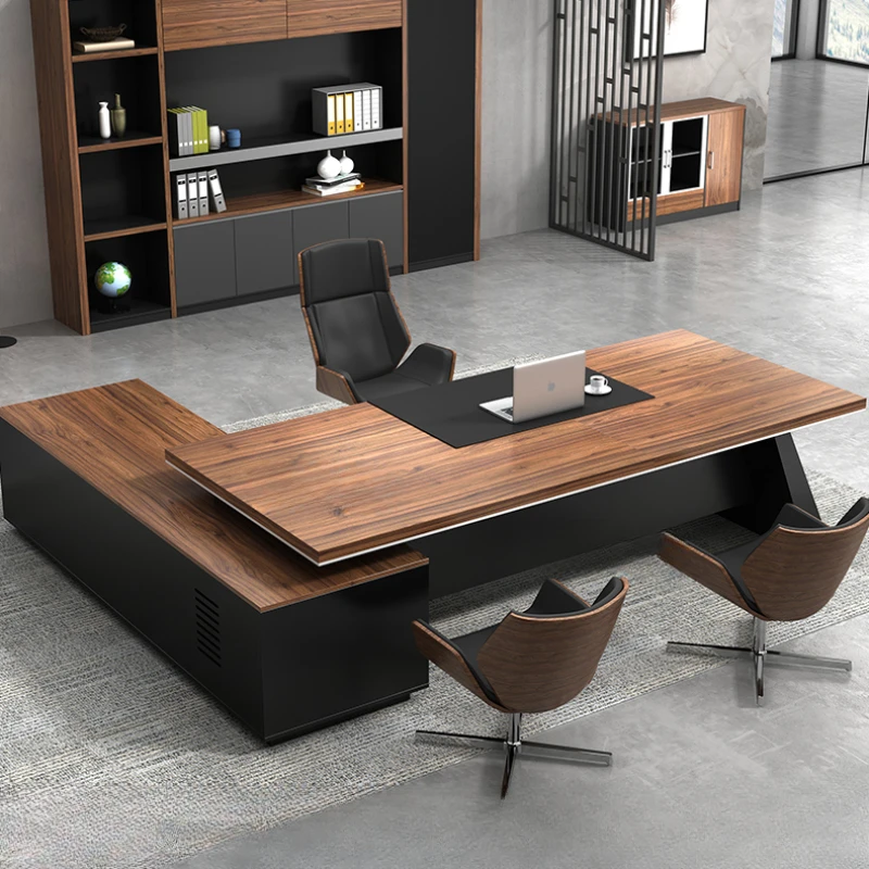 

L Shaped Conference Office Desks Writing Meeting Reception Standing Computer Desks Work Ergonomic Bureau Meuble Home Furniture