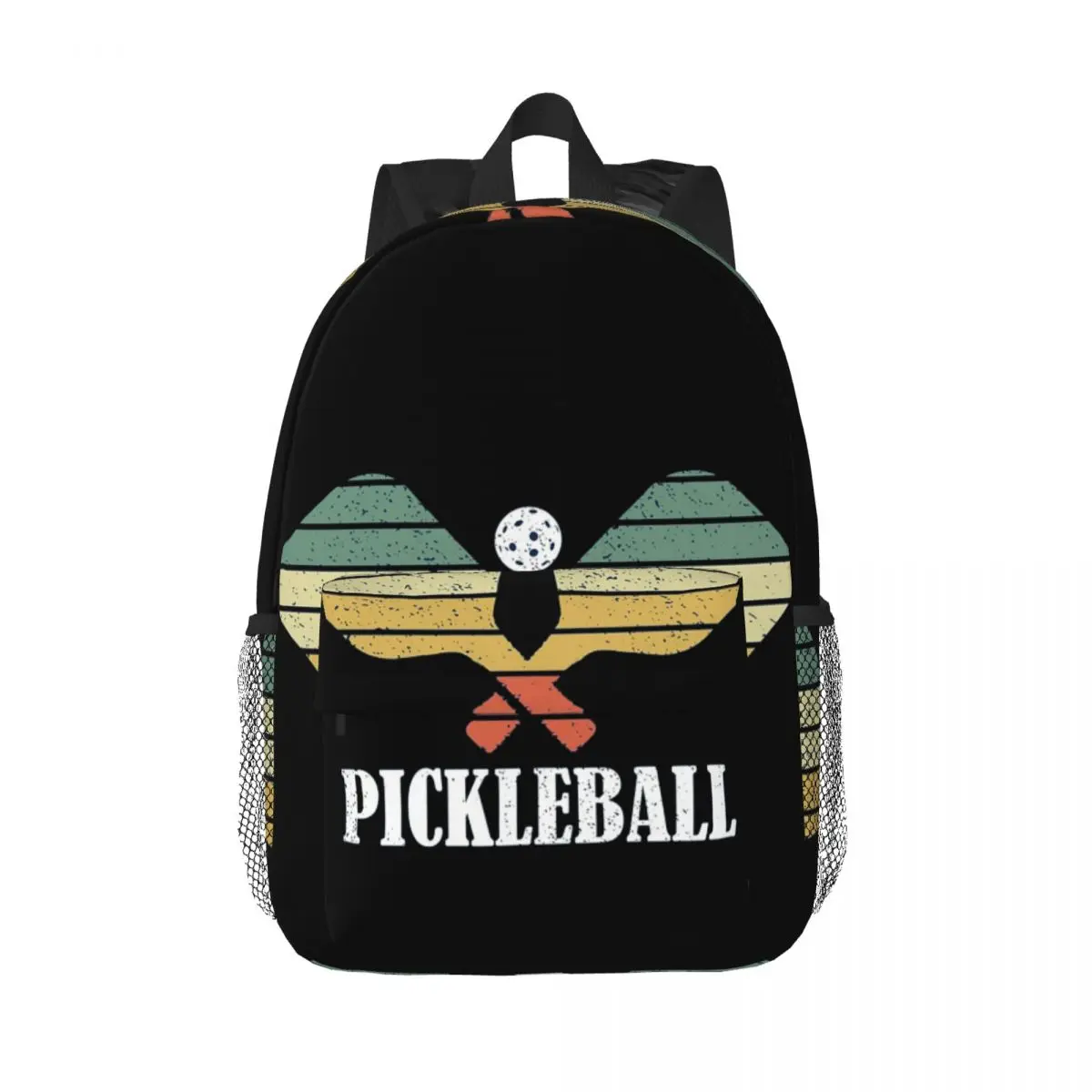 

Винтажные состаренные ретро-рюкзаки для игроков Pickleball, сумка для книг для мальчиков и девочек, повседневные школьные сумки для студентов, рюкзак для ноутбука, сумка на плечо