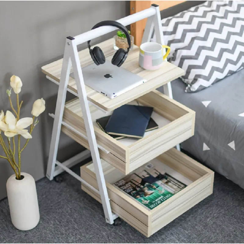 K-Star Simple Mobile With Locker Side Corner Table Small Coffee Table Sofa Side Lazy Bedside Hot