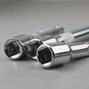 1/4 3/8 1/2 Socket Ratchet Wrench Extension Bar 50/75/100/125/150/250mm Long Bar Steering Sleeve Connecting Rod Accessories 3