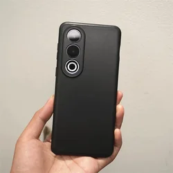 Matte Clear Slim Silicone Shockproof Bumper Case for OnePlus Nord CE4 5G (Matte black)