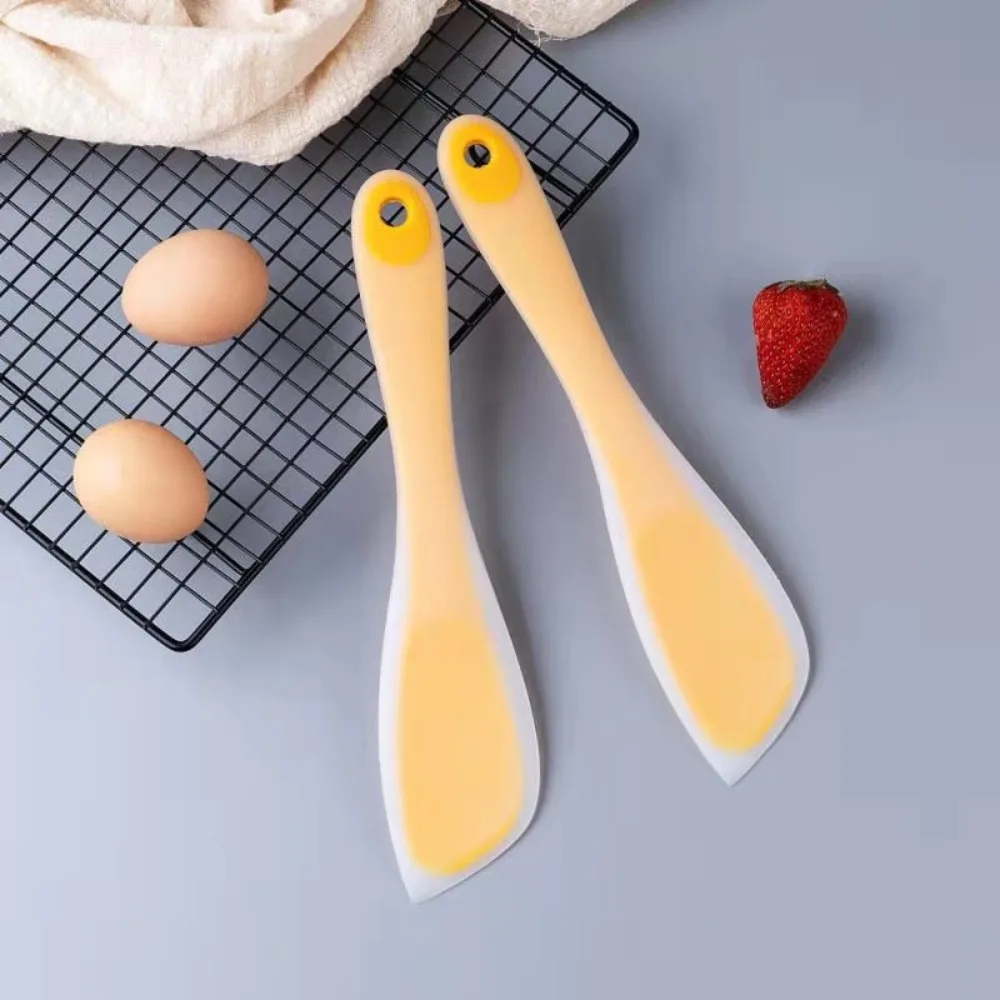 Durable Silicone Spatula All-Inclusive Silicone Scraper Non-deformable Baking Spatula Butter Scraper For Kitchen