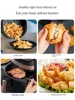 Deerma Oil-free air fryer Household appliances Intelligent large capacity automatic multi-function chip machine Touch screen 2