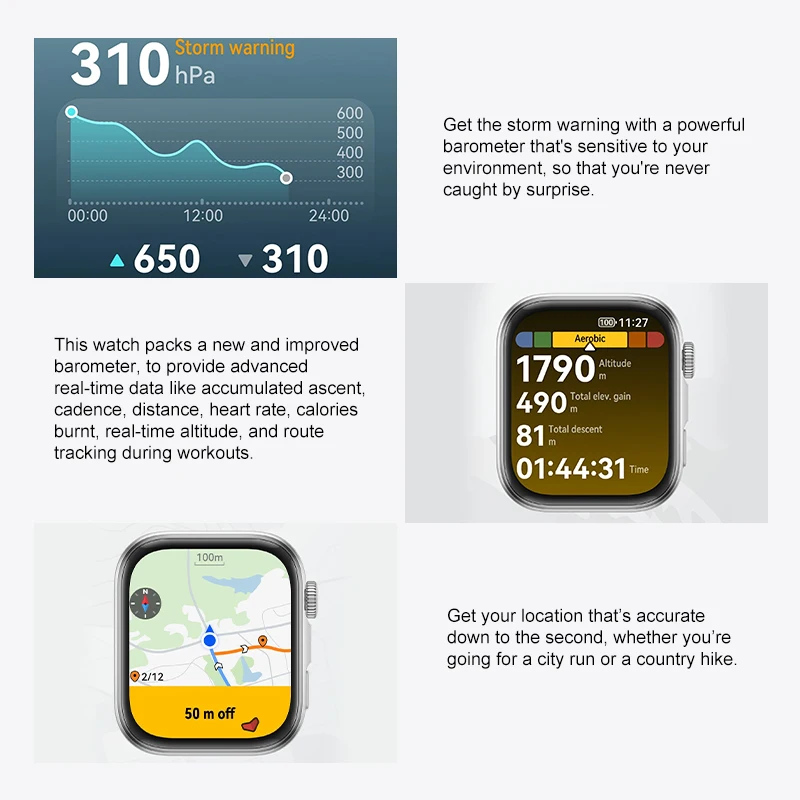 HUAWEI Watch FIT 4 Smartwatch, sport fitness tracker, 5ATM waterdicht, gezondheid inzichten, tot 10 dagen batterij, compatibel met Android & iOS - Afbeelding 3