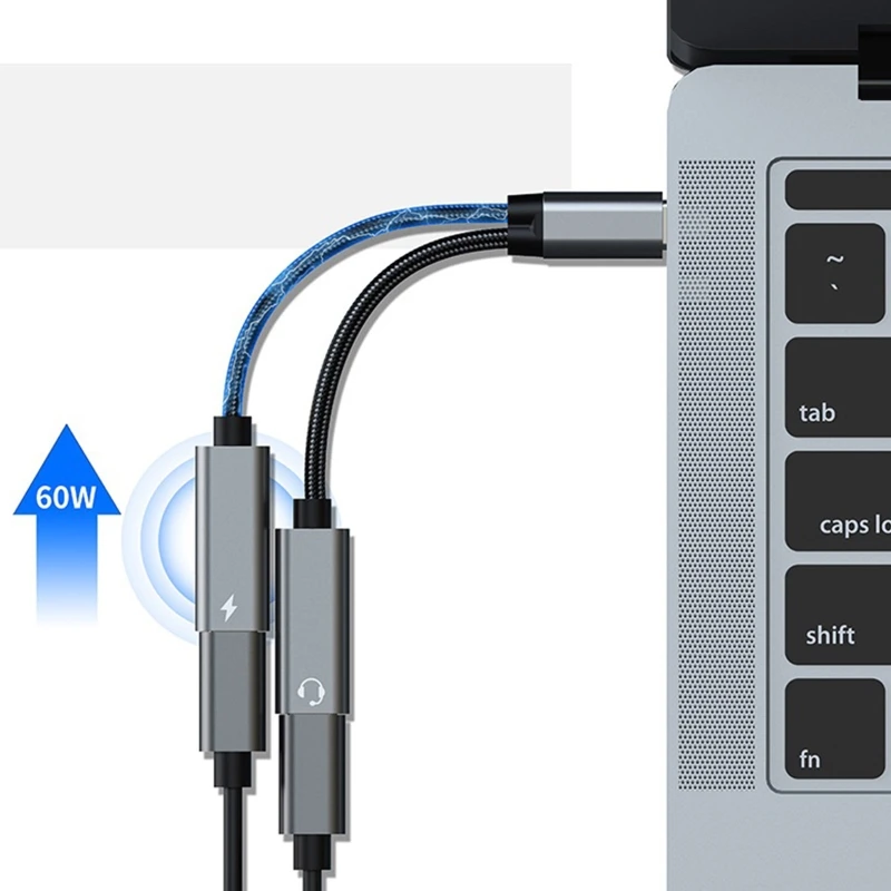 60W PD    ִ 2 in 1 Type-C USB C- USB C ̾ 