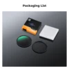 K&F Concept Nano-C Magnetic CPL Filter Circular Polarizer Filter 49mm 52mm 58mm 67mm 72mm 77mm 82mm 18-Layer Coatings 6