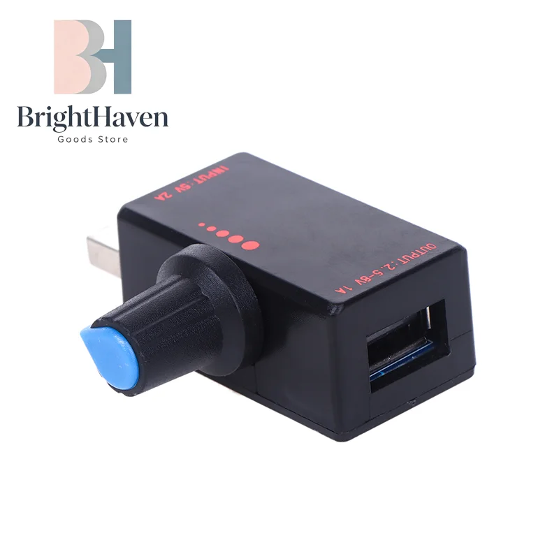 스위치가 있는 5W DC5V2A 팬 유도 속도 컨트롤러 USB 보호 유형-C USB 노트북 휴대폰 냉각 팬 컨트롤러 BH