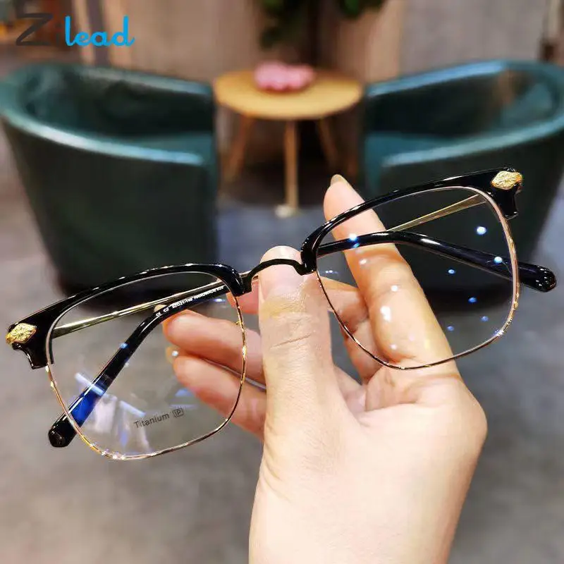 

Zilead Anti Blue Light Metal Reading Glasses Fashion Women Men Ultralight Presbyopia Optical Eyeglasses +1+1.5+2+2.5+3+3.5+4