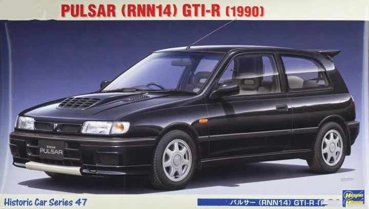 hasegawa-1-24パルサー-rn14-gti-r限定版静的アセンブリモデルキットおもちゃギフト