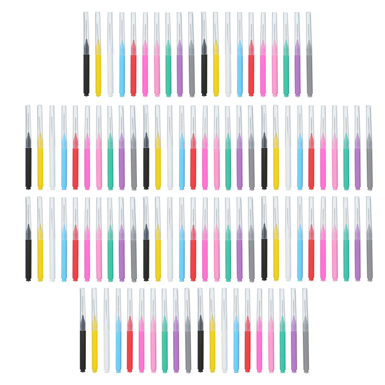 100Pcs Interdental Brushes Health Care Tooth Escova Interdental Cleaners Orthodontic Dental Teeth Brush Oral Hygiene Tool