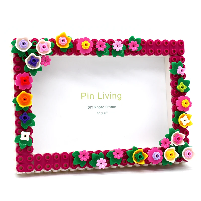 MyGiftHome DIY Floral Building Block Photo Frame