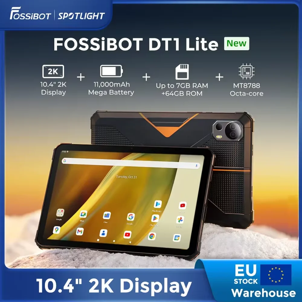 FOSSIBOT DT1 Lite 10.４インチ 64GB タブレット Amazon.co.jp: FOSSiBOT DT1 Lite 10.4インチ 2K IPS画面 7GB