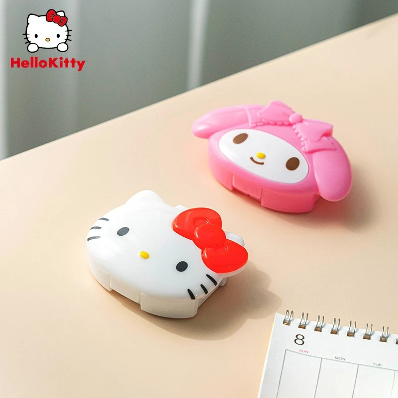 

Kawaii Sanrio Anime Hello Kitty My Melody Cute Cartoon Portable Small Pill Box Sweet Storage Box Cute Things for Girls
