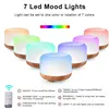 Aroma Diffuser Air Humidifier 300ML Ultrasonic Cool Mist Maker LED Essential Oil Remote Control Mute Color Aromatherapy Machine 4