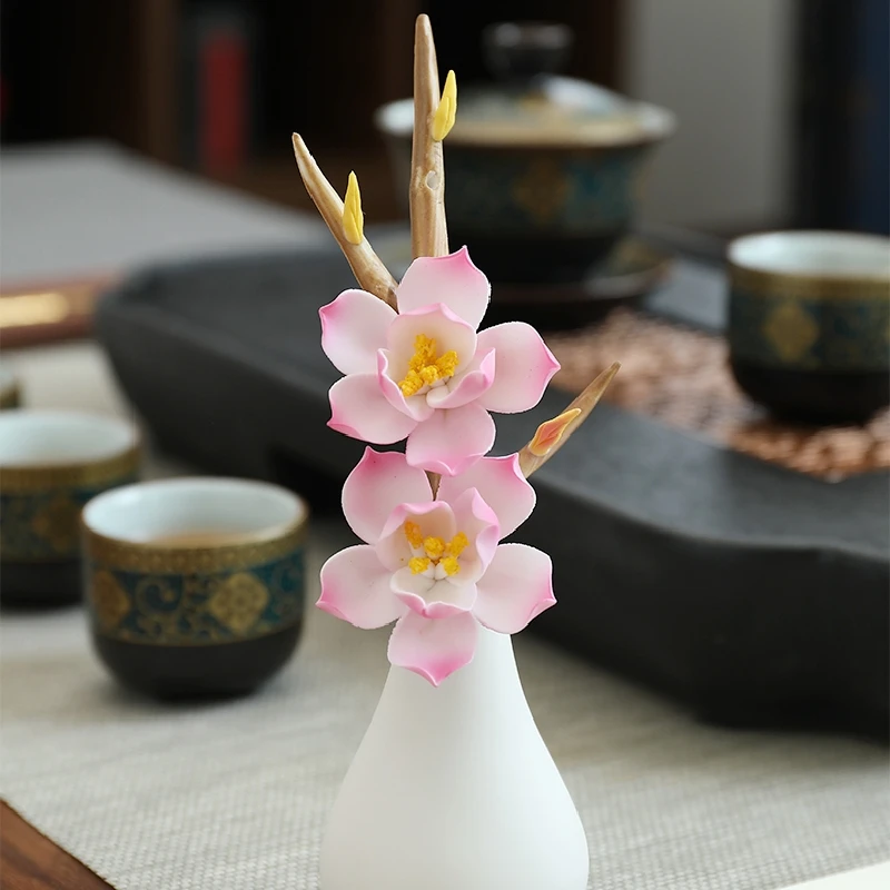 0046 Ceramic Handmade Vase Desktop Decoration Living Room Flower Arrangement Modern Home Bedroom Art Creative Birthday Gift
