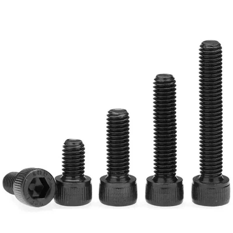 1 Pz M12 M14 Nero Filettatura Fine Esagonale Vi A Testa Esagonale DIN912 Grado 12.9 Bulloni A Brugola In Acciaio Al Carbonio Passo 1.25/1.5mm - Foto 3