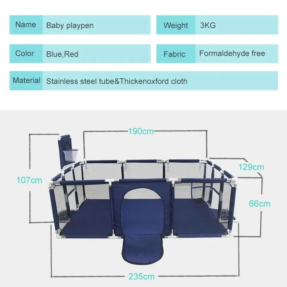 IMBABY Playpen For Children Multiple Styles Baby Pool Balls Bed Fence Kids Indoor Basketball And Football Play Yard baby playpen
