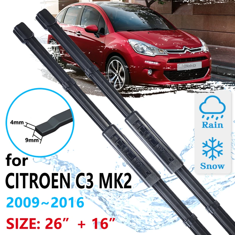 Car Front Wiper Blade For Citroen C3 MK2 20092016 Samsun Windscreen