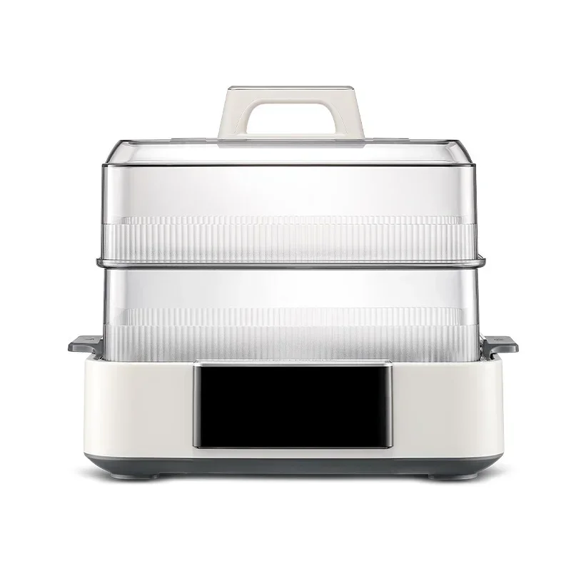 New Electric Steamer Domestic Large-capacity Cooking One Pot Intelligent Instant Steamer Full Transparent Window