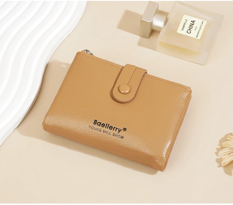 Baellerry Neue Doppel-reißverschluss Frauen Geldbörsen Einfache Schnalle Weibliche Geldbörsen Große Kapazität Karte Halter Brieftasche Für Mädchen – Detail 19