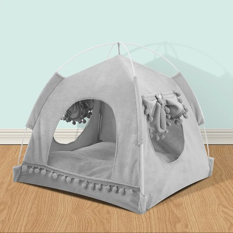 Tanio Oddychający kot żwirek dla psa namiot hodowla składany uniwersalny sklep
