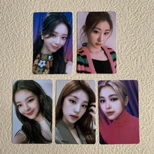 

5Pcs/Set Kpop ITZY Postcards Yeji Lia Ryujin Photocards New Album No Bad Days Self Made HD Lomo Cards For Fans Gift Collection