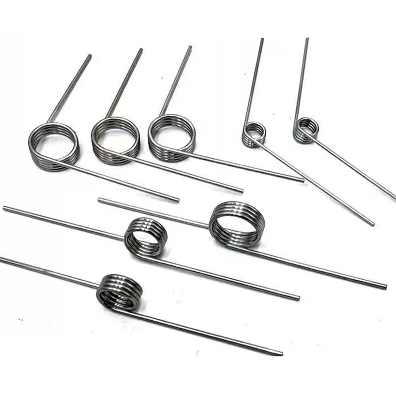 65Mn Steel Springs V-Shaped Helical Torsion Springs 10-Pack - 0.8mm ...