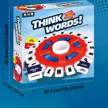 Giocattoli da tavolo con alfabeto, giochi da tavolo educativi, giochi di carte di strategia interattivi per famiglie e amici, giochi di società.