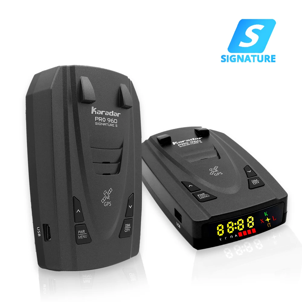 

Karadar Pro960 Speed Radar Detector With GPS Signature Car Black Box For Russian Antiradar Detection Device