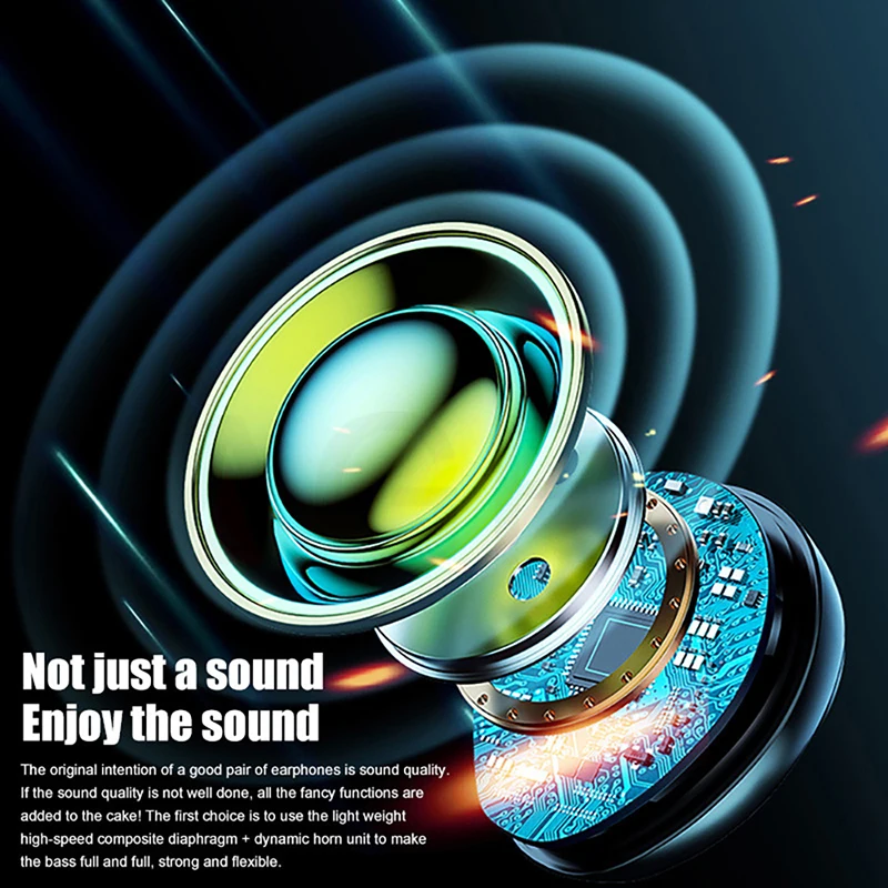 V9 Business Wireless Headphone With HD Mic Calling Noice Cancelling Driver Car Sport Bluetooth Headset 270° Rotation Earphone V8 3