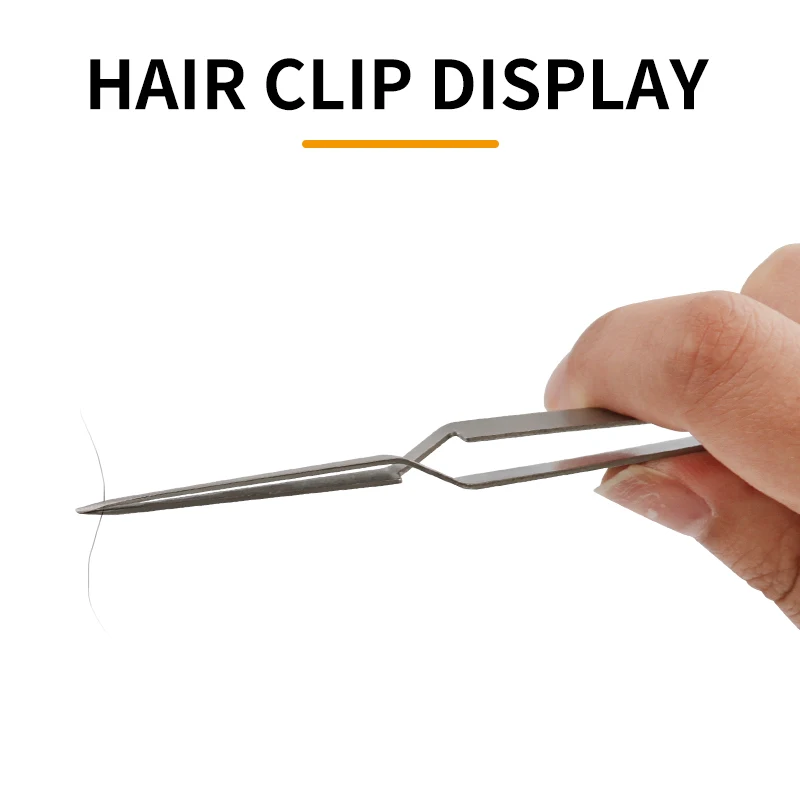 1PC Tweezers Stainless Steel Non-slip Cross Lock Reverse Action Tweezer Save Effort Maintenance Tools tweezer tool