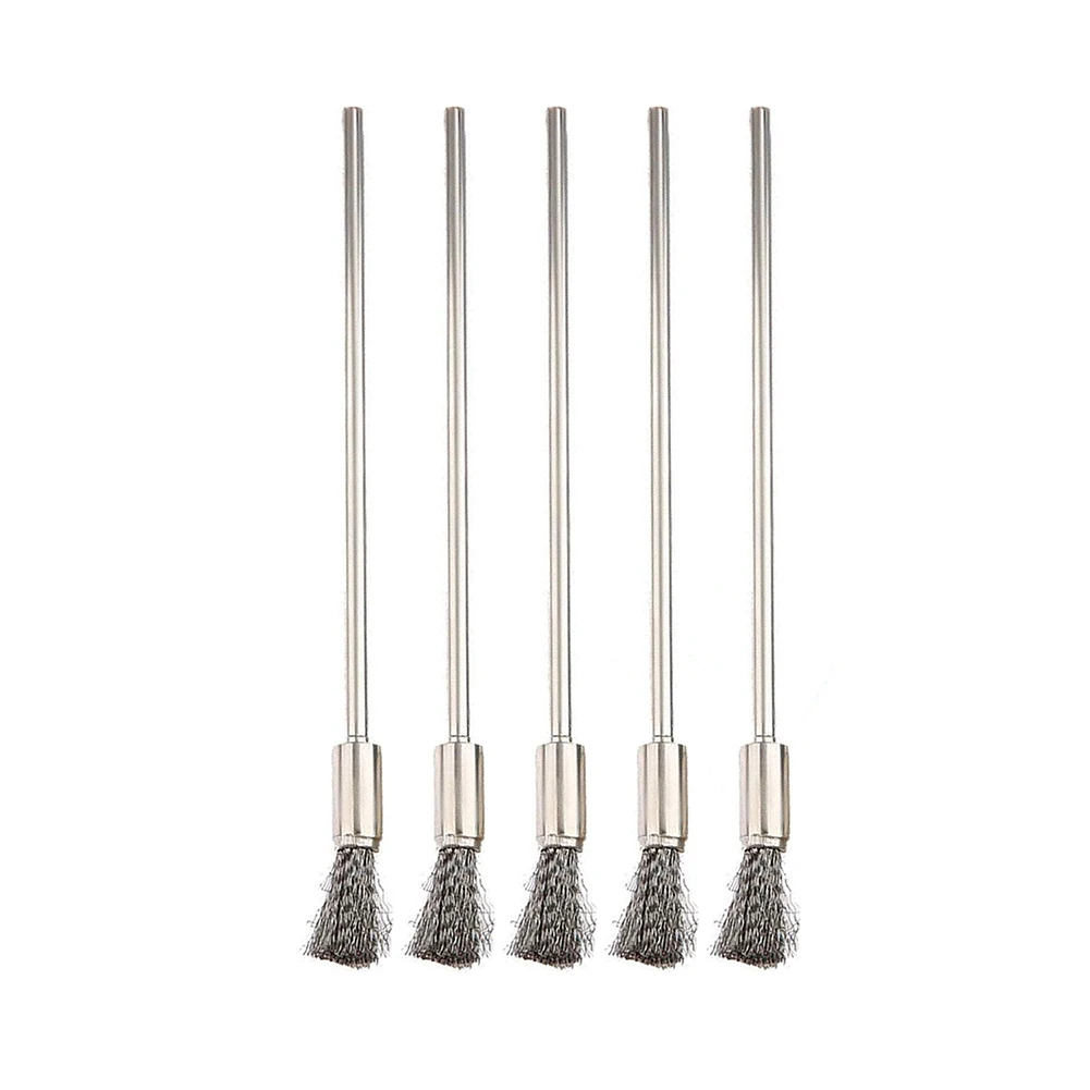 

5pcs Wire Brushes Stainless Steel Brass 3mm 6mm 100mm For Metal Surface Cleaning Derusting Grinding Dusting Hand Tools Brush