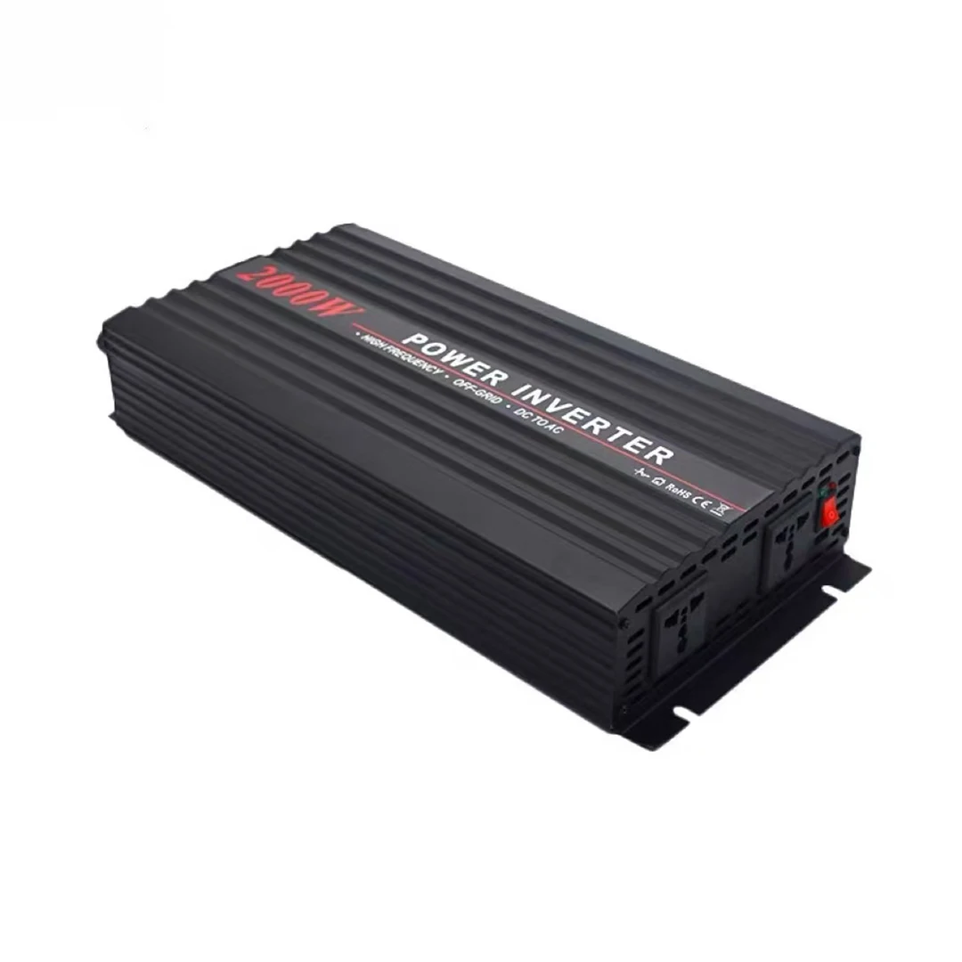 2000W Pure Sine Wave Power Inverter DC12V/24V/48V Car Power Inverter For Electri