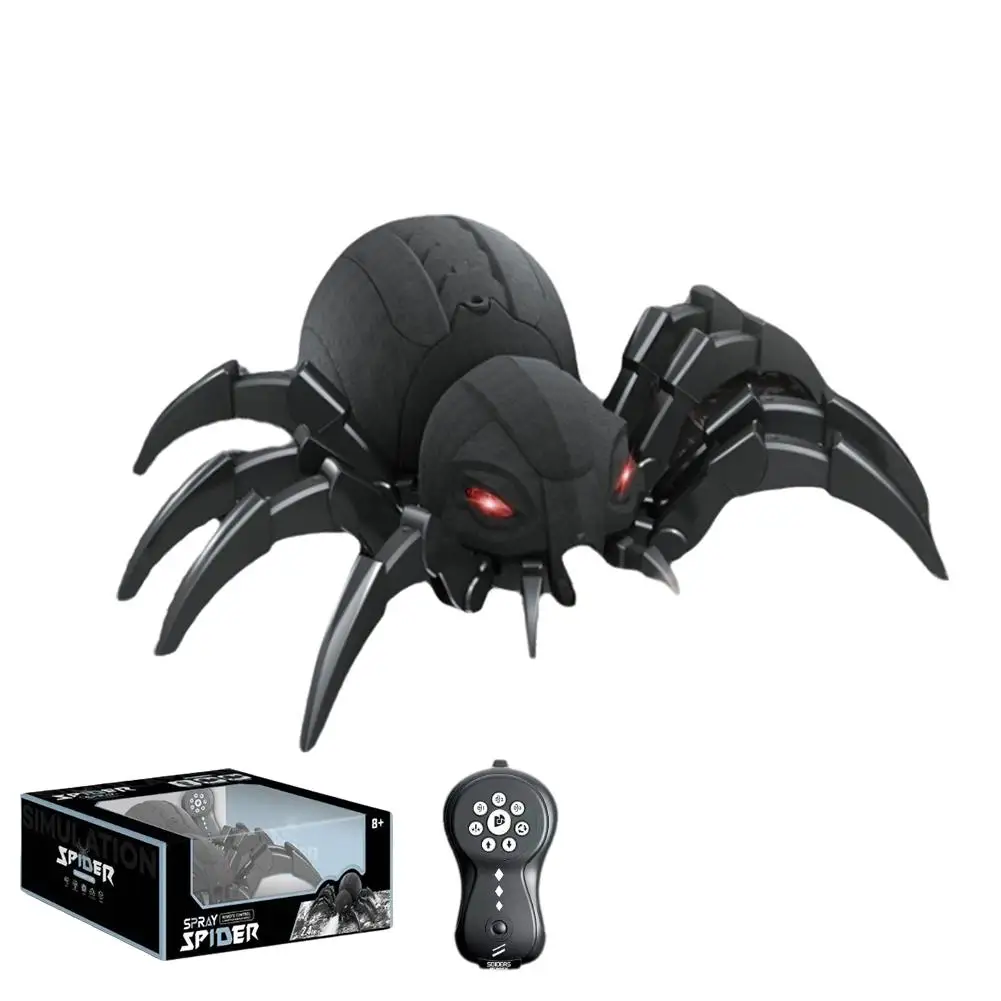 Animal Robot Remote Control Spider Toys with Spray/Light/Music Gifts for  Boys Halloween&Christmas Fun Toys for Kids 5