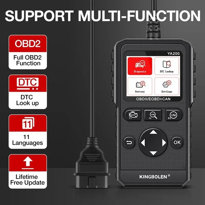 OBD2 Car Engine System Diagnostic Tool Multifunctional Multilingual Detection 1PC system diagnostic tool