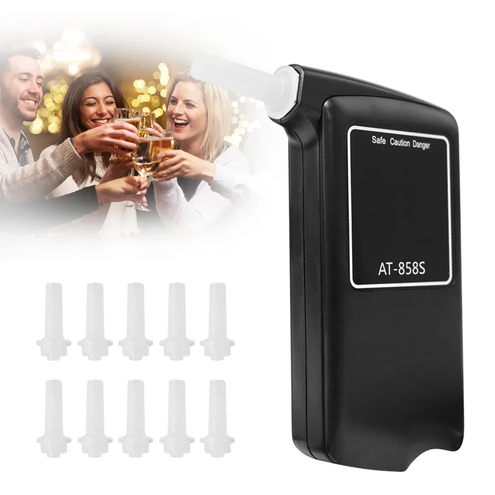 Professional Digital Alcohol Tester Alcohol Detector Breathalyzer Police Alcotester LCD Display Drunk Driving Test alcohol tester,breath alcohol tester