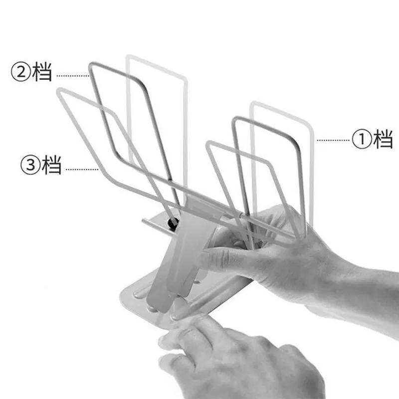 간단한 접이식 다리미 아트 독서 및 독서 랙, 휴대용 데스크탑, 사무실 독서 랙, 타이핑 랙