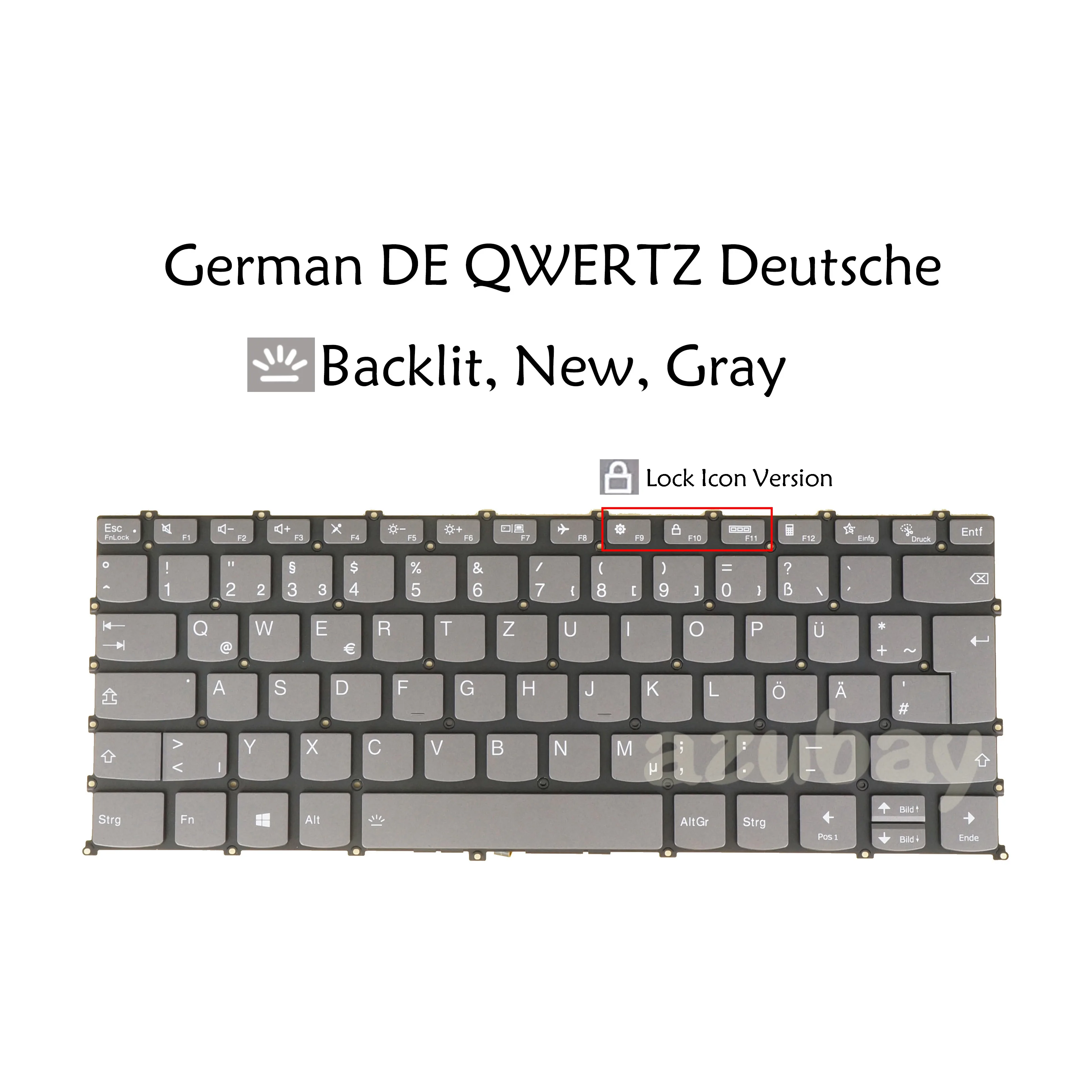 Backlit Laptop Keyboard For Lenovo IdeaPad 3-14ABA7 3-14ADA6 3