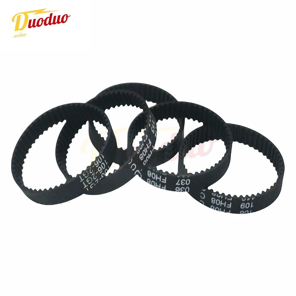 Rubber Belt Synchronous Belt GT2 2GT Width 6/10/15mm Circular 140mm-610mm For 3D Printer