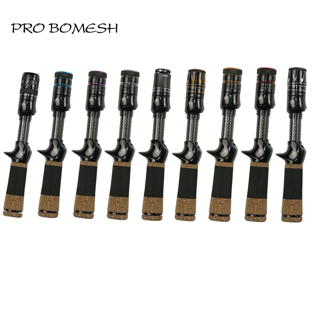 Pro Bomesh Casting Full Length EVA Rubber Cork Grip Handle Kit Trout