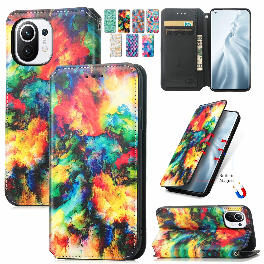 

Anti-theft Leather Case For Xiaomi Mi 10T Lite 10T Pro Redmi 8 8A 9 9A 9C 9T 10 Note 8 9 10 11 Pro 10S 11T Phone Cover Case Etui