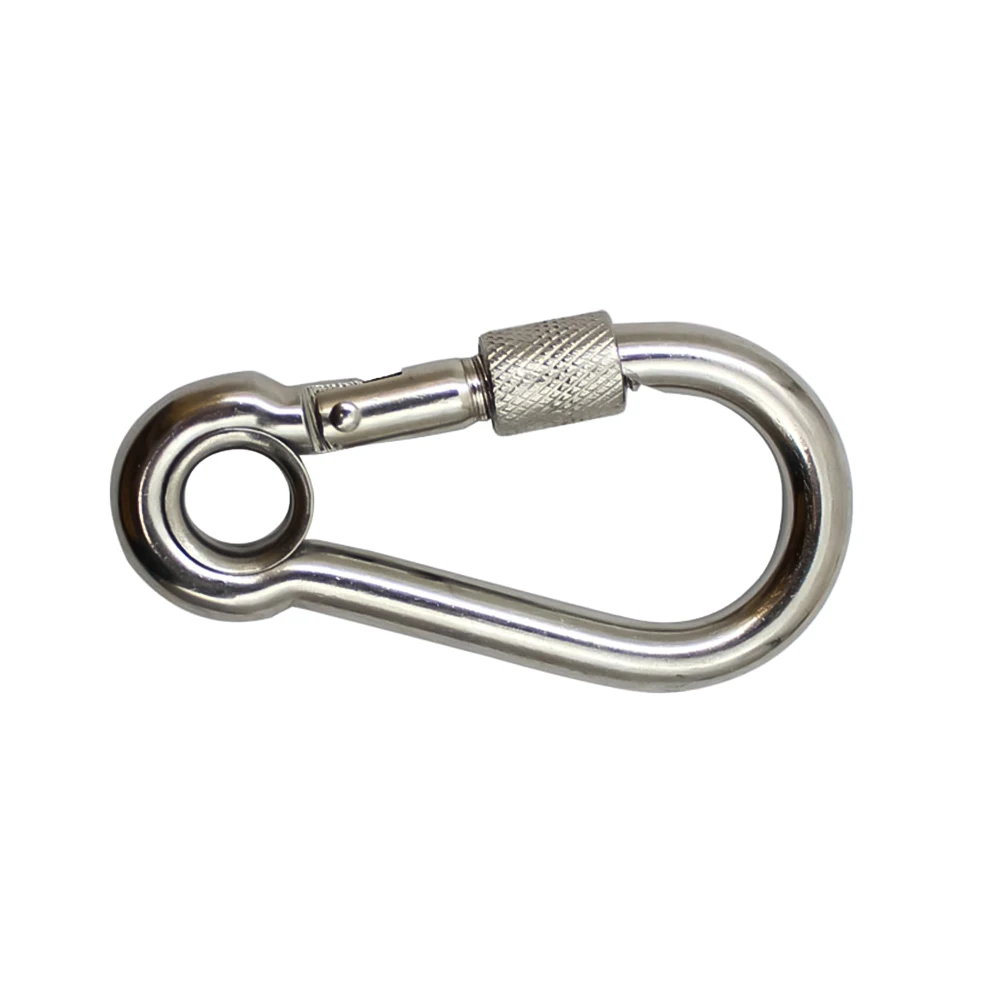 1 Pcs Spring Buckle Mousqueton Hook Buckle Carabiner M4 M5 M6 M7 M8 M9 M10 M11 M12 Mosqueton 304 Steel Spring Buckle Karabiner